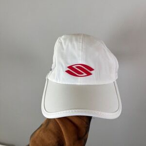 Selkirk White Red Logo Performance Baseball Cap Hat Men's Adjustable